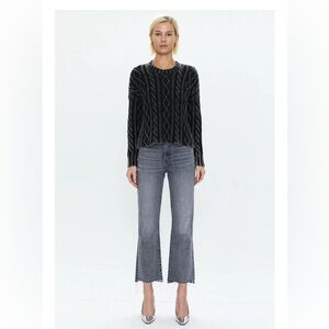 NEW Pistola Size 26 Ally Earl Vintage Grey High Rise Ankle Boot Jeans